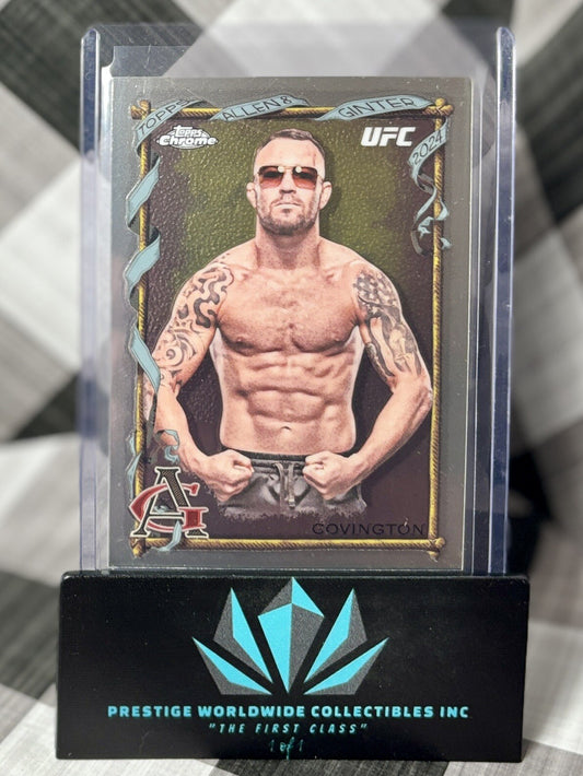 Colby Covington 2024 Topps Chrome UFC Allen & Ginter Insert #AAG-18