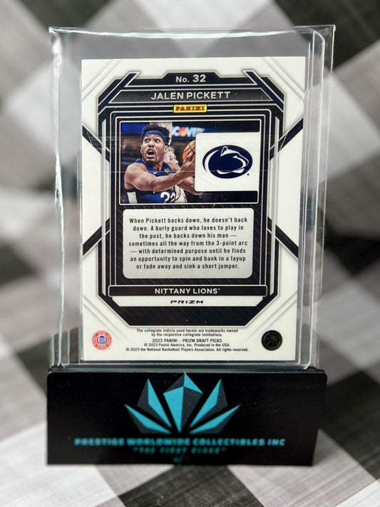 Jalen Pickett 2023 Prizm Draft Picks Rookie Red Cracked Ice #32 DEN Nuggets RC