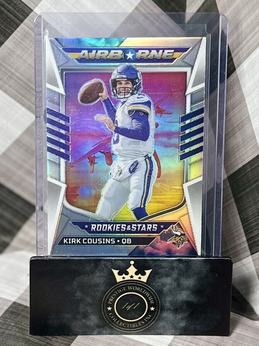 Kirk Cousins 2022 Rookies & Stars Airborne Silver Prizm #AI-14 Minnesota Vikings
