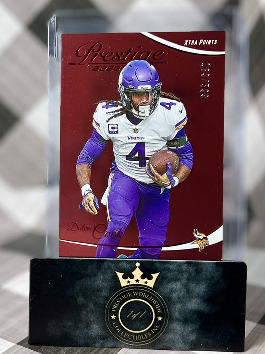 Dalvin Cook 2023 Panini Prestige Xtra Points Red /599 #188 Minnesota Vikings