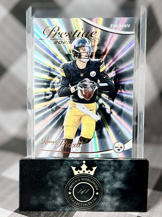 Kenny Pickett 2023 Prestige Xtra Points Sunburst #249 Pittsburgh Steelers