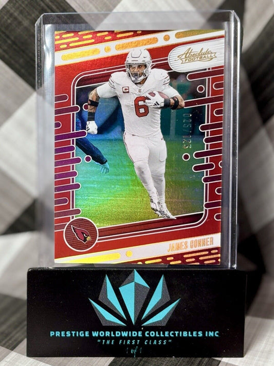 James Conner 2024 Asbolute Red Spectrum Color Match /125 #2 Arizona Cardinals