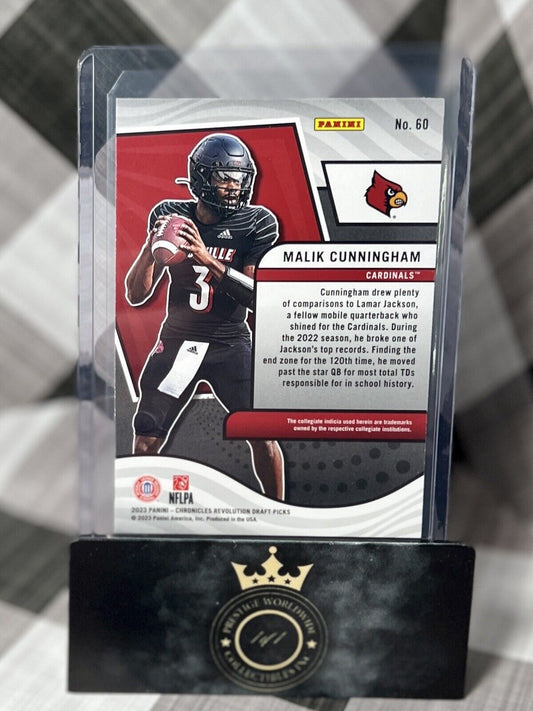 Malik Cunningham 2023 Chronicles Revolution Draft Picks #60 Louisville PATS RC