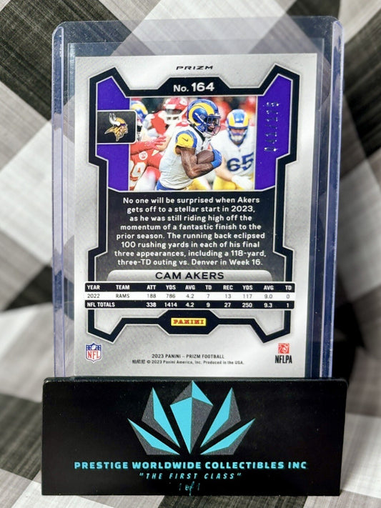 Cam Akers 2023 Prizm Green Hyper /175 #164 Minnesota Vikings / LA Rams SP