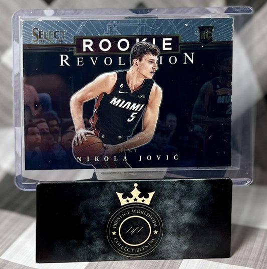 Nikola Jovic 2022-23 Panini Select Rookie Revolution Silver #2 Miami Heat RC