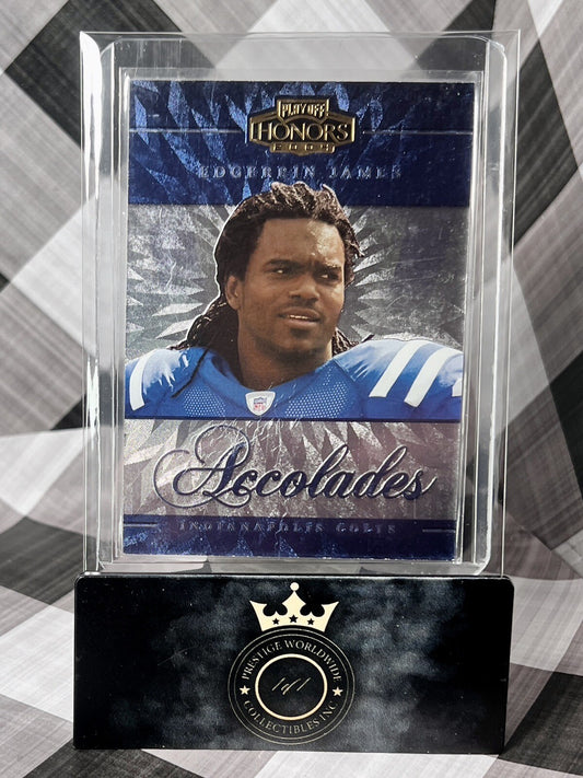 Edgerrin James 2004 Playoff Honors Accolades /1000 #A-20 Indianapolis Colts SP