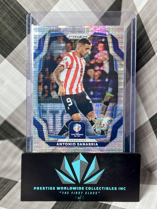 Antonio Sanabria 2023-24 Prizm Copa America Silver Pulsar Prizm #79 Paraguay