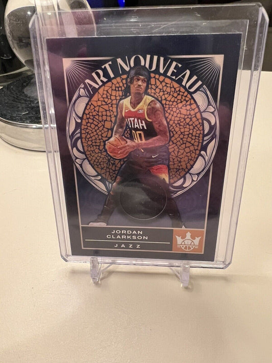 Panini Court Kings 2020-21 Jordan Clarkson ‘Art Nouveau’ GAME WORN RELIC