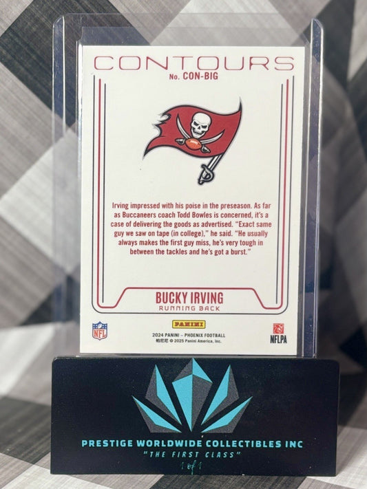 Bucky Irving 2024 Phoenix Rookie Contours #CON-BIG Tampa Bay Buccaneers RC