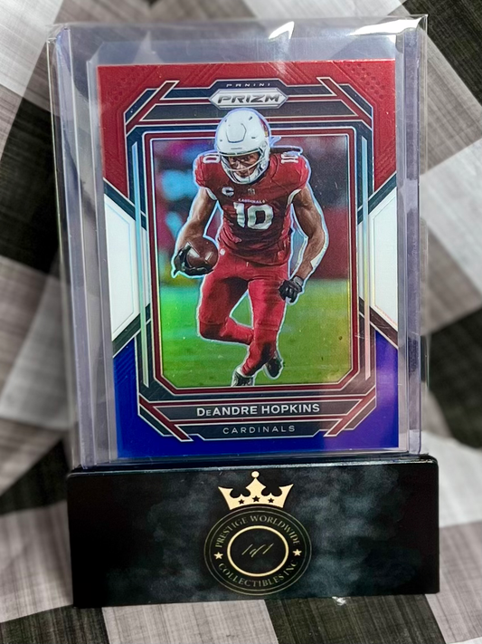 DeAndre Hopkins 2022 Panini Prizm Red White and Blue Prizm #5 - AZ Cardinals SP