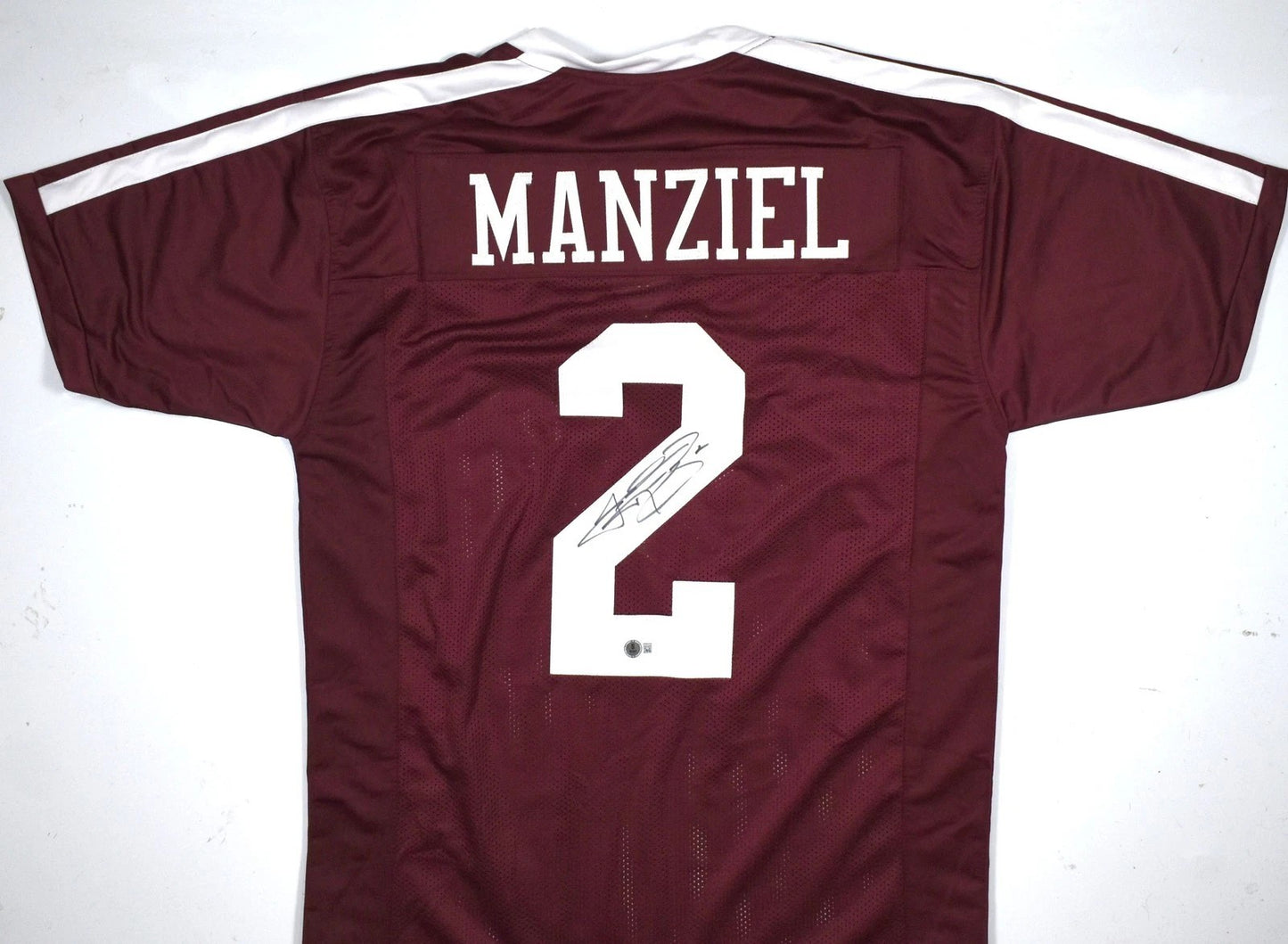 Johnny Manziel Autographed Custom Texas A&M Jersey with Beckett COA