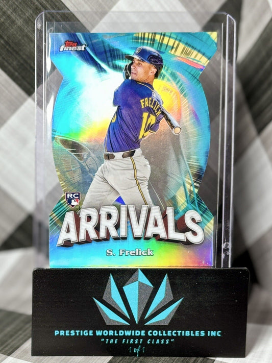 Sal Frelick 2024 Topps Finest Arrivals Rookie Refractor #A-2 Milwaukee Brewers
