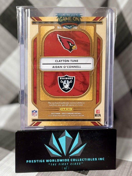 Clayton Tune Aiden Oâ€™Connell 2023 Gold Standard Newly Minted Rookie /199 #NMD-10