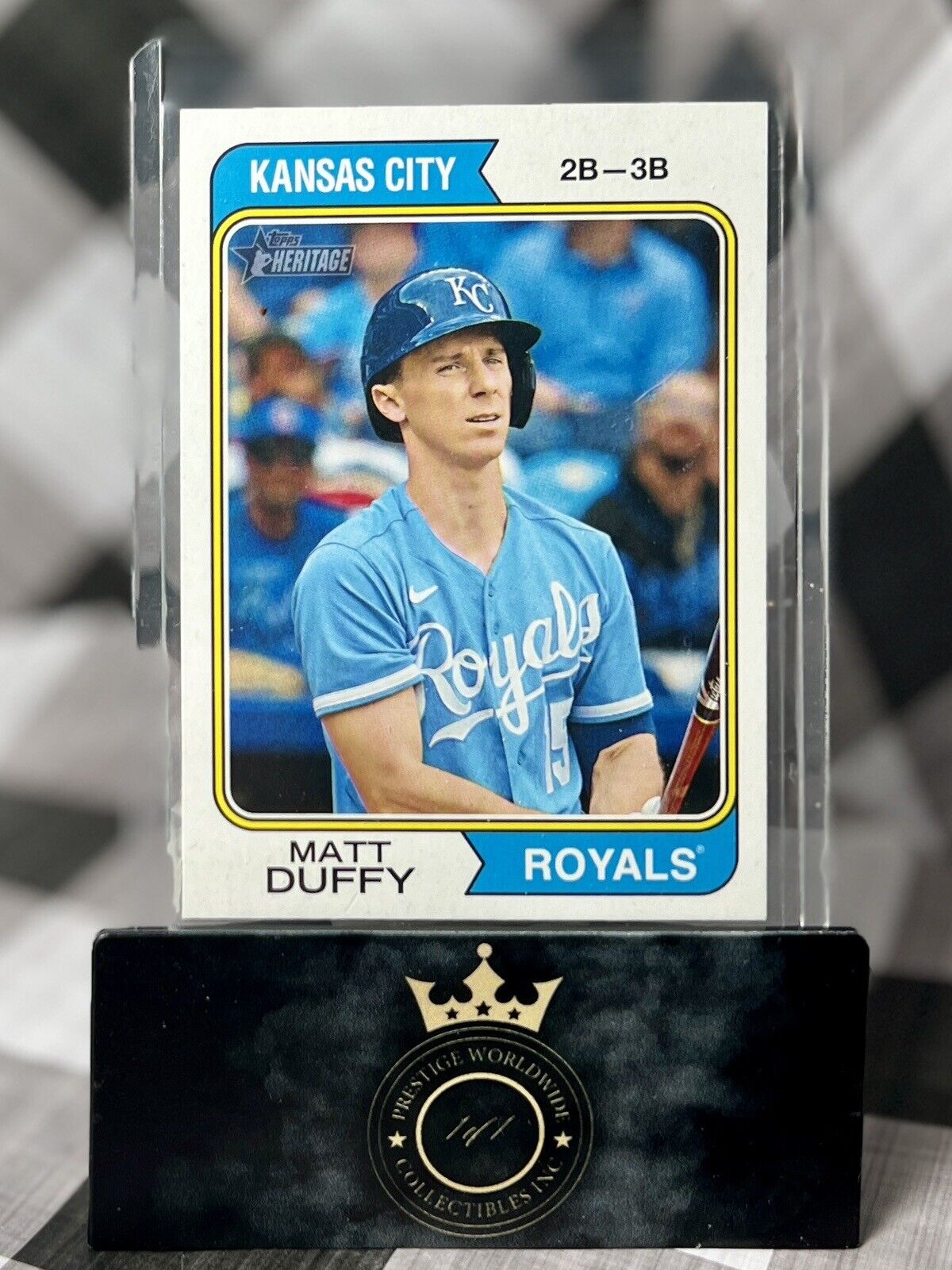 Matt Duffy 2023 Topps Heritage High Number SP #720 Kansas City Royals
