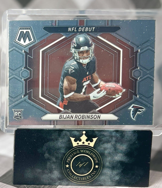 Bijan Robinson 2023 Panini Mosaic NFL Debut Rookie #ND-9 Atlanta Falcons RC
