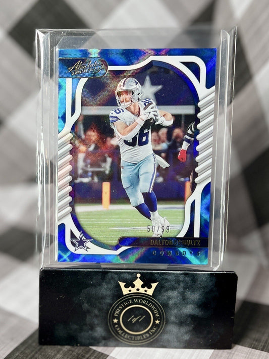 Dalton Schultz 2022 Panini Absolute Blue Diamonds /99 #22 Dallas Cowboys SP