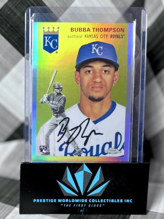 Bubba Thompson 2023 Topps Chrome Platinum Rookie Refractor #62 KC Royals RC