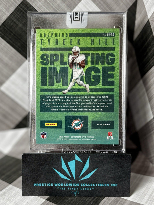 Tyreek Hill 2022 Panini Contenders Optic Splitting Image #SI-12 Miami Dolphins