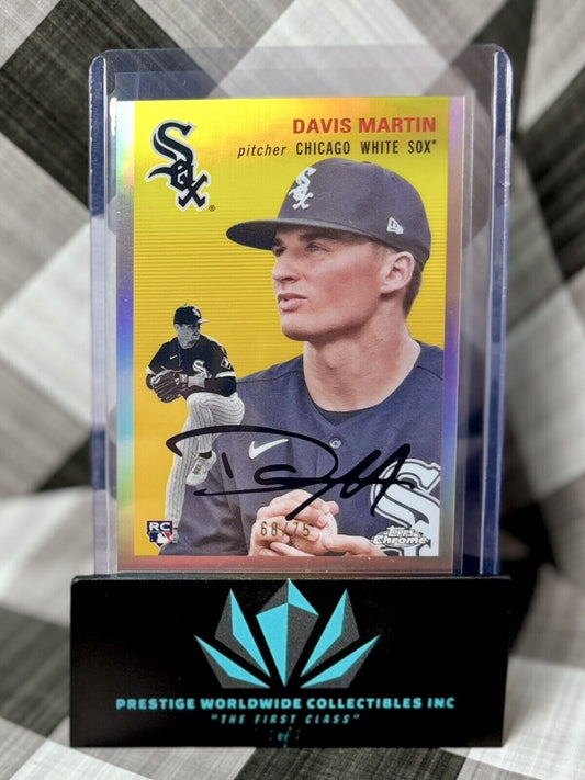 Davis Martin 2023 Topps Chrome Platinum Tolie Rose Gold Rookie /75 #94 CHI RC