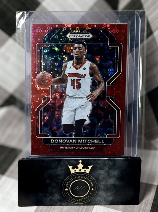 Donovan Mitchell 2022-23 Panini Prizm Draft Picks Red Circles Prizm #15 LOU