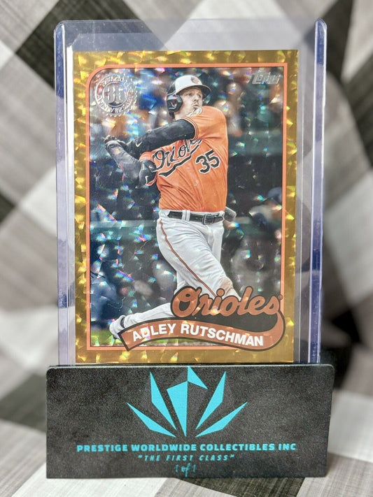 Adley Rutschman 2024 Topps Series 1 1989 35th Anniversary /50 #89B-19 Orioles