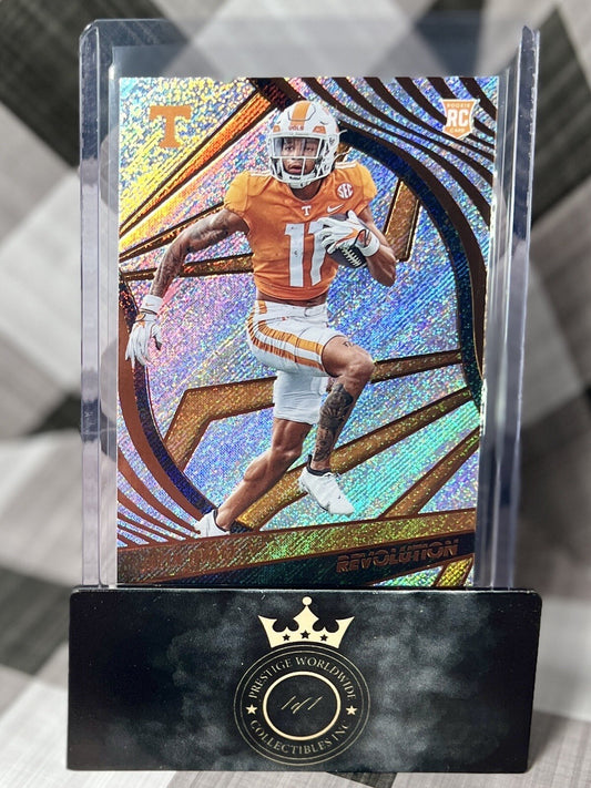 Jalin Hyatt 2023 Chronicles Revolution Draft Picks Rookie #33 VOLS NY Giants
