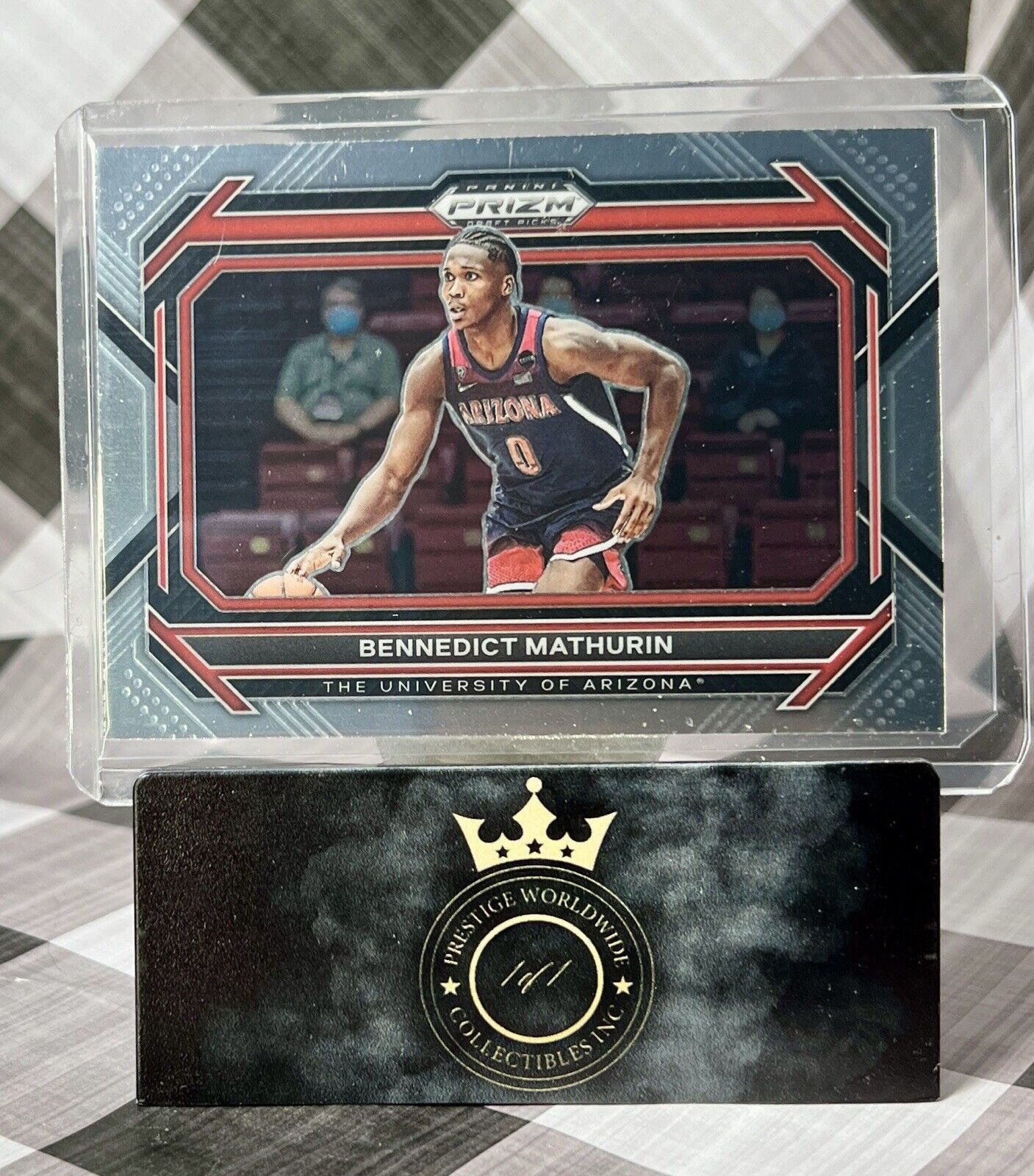 Bennedict Mathurin 2023-24 Prizm Draft Picks Base Variation #82 UofA & Pacers RC