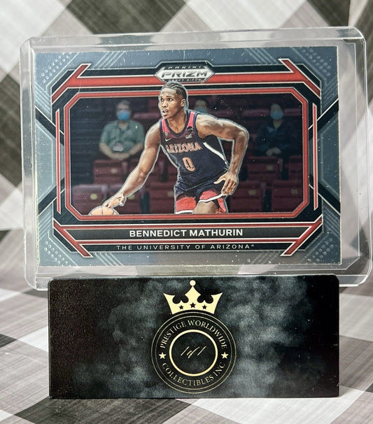 Bennedict Mathurin 2023-24 Prizm Draft Picks Base Variation #82 UofA & Pacers RC