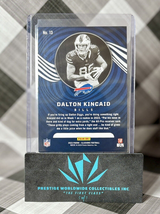 Dalton Kincaid 2023 Panini Illusions Rookie #13 Buffalo Bills RC