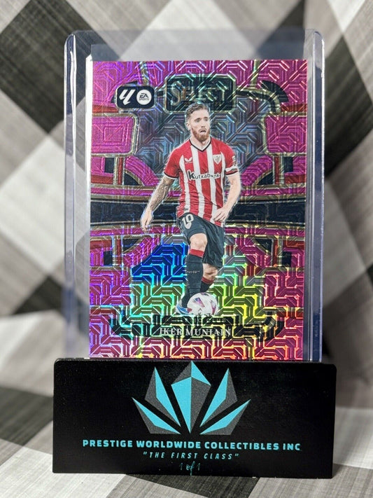 Iker Muniain 2023-24 Panini Select La Liga Purple Mojo Prizm /115 #2 AC Bilbao