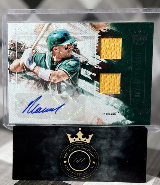 Ramon Laureano 2019 Diamond Kings Materials Signatures Auto Relic #DMS-RL OAK As