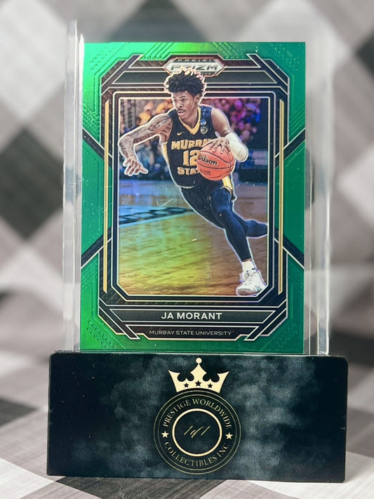 Ja Morant 2023 Prizm Draft Picks Green Prizm #57 Memphis Grizzlies Murray State