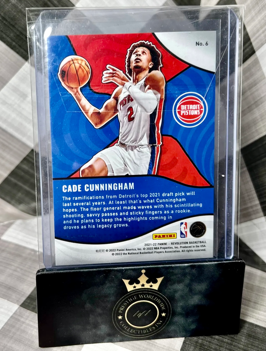 Cade Cunningham 2021-22 Revolution Shockwave #6 - Pistons