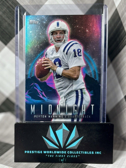 Peyton Manning 2023 Topps Composite Midnight Refractor #323 Indianapolis Colts