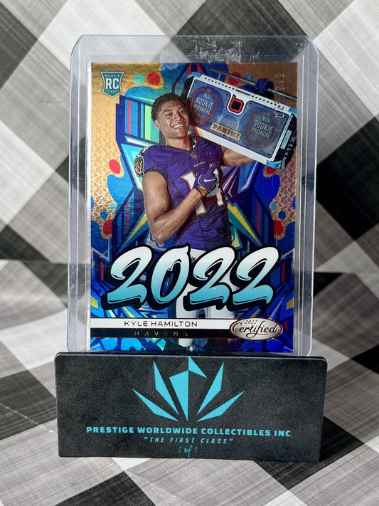Kyle Hamilton 2022 Certified Rookie Bronze Graffiti /249 #2022-20 BAL Ravens RC