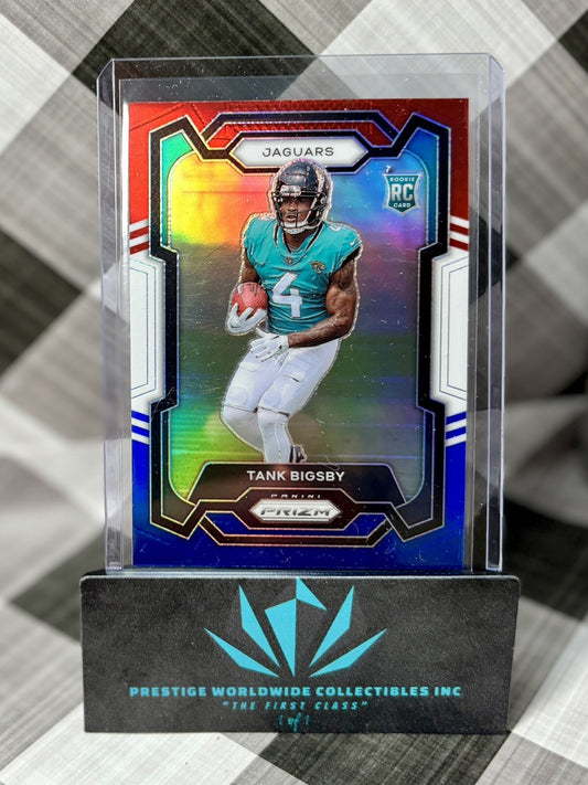 Tank Bigsby 2023 Panini Prizm Red White & Blue Prizm Rookie #348 Jaguars RC