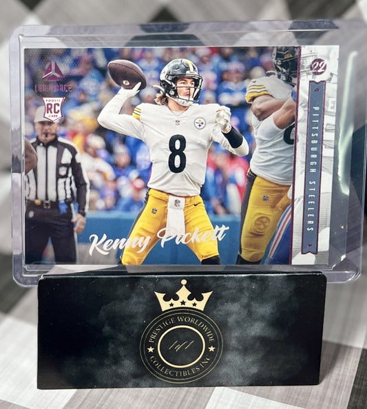Kenny Pickett 2022 Panini Chronicles Luminance Pink RC #216 Steelers Rookie