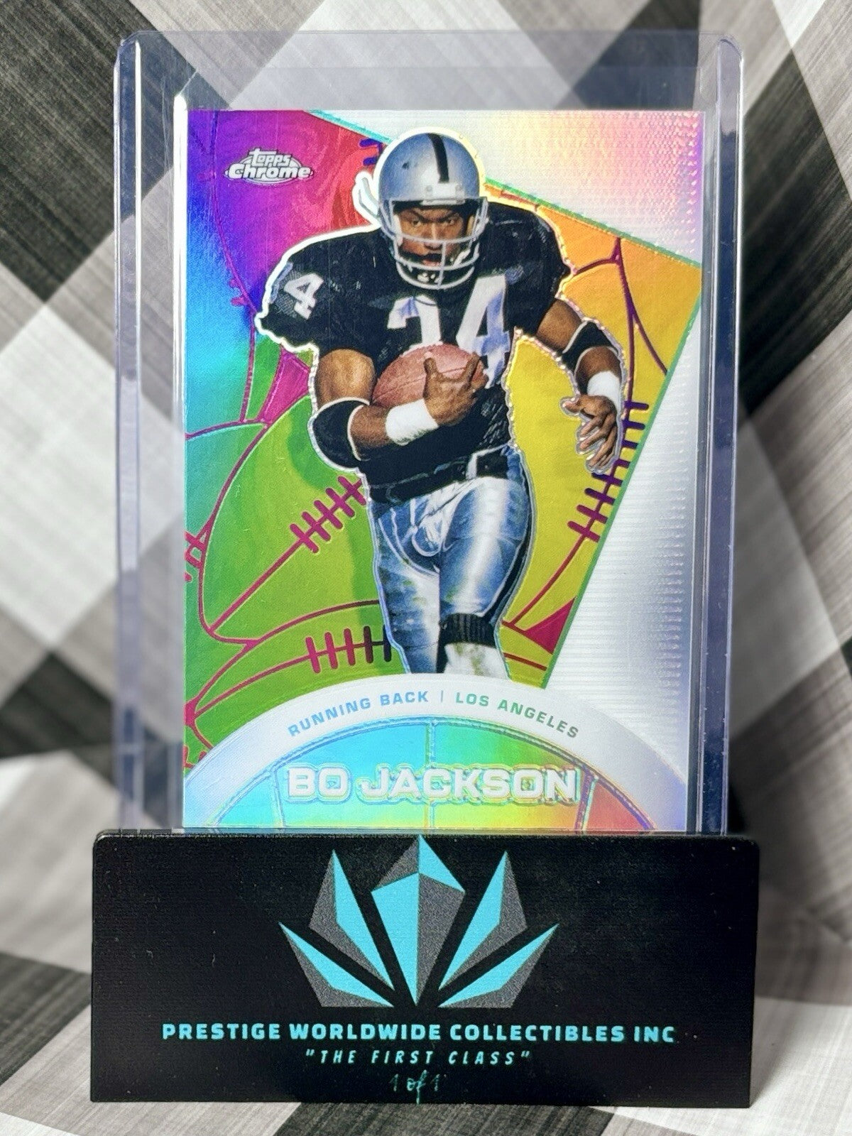 Bo Jackson 2023 Topps Composite Chrome All-Etch Silver Refractor #CAE-18 Raiders