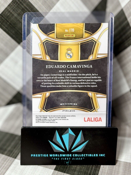 Eduardo Camavinga 2023-24 Select La Liga Mezzanine Silver #170 Real Madrid