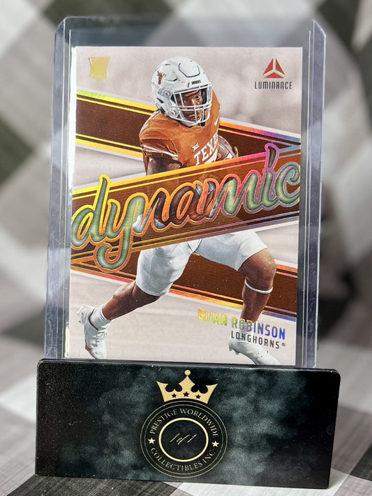 Bijan Robinson 2023 Panini Luminance Dynamic Rookie #DR-7 Atlanta Falcons RC
