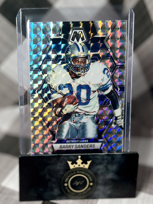 Barry Sanders 2023 Panini Mosaic Silver Mosaic Prizm #190 Detroit Lions & OSU