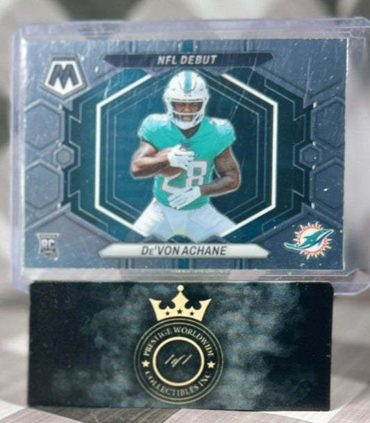 Devon Achane 2023 Mosaic NFL Debut Rookie #ND-8 Miami Dolphins RC