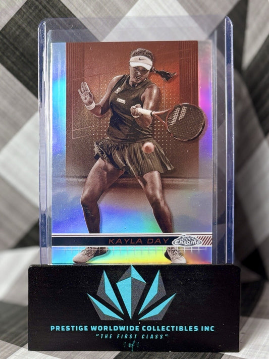 Kayla Day 2024 Topps Chrome Sepia Refractor Rookie #17 USA Tennis RC