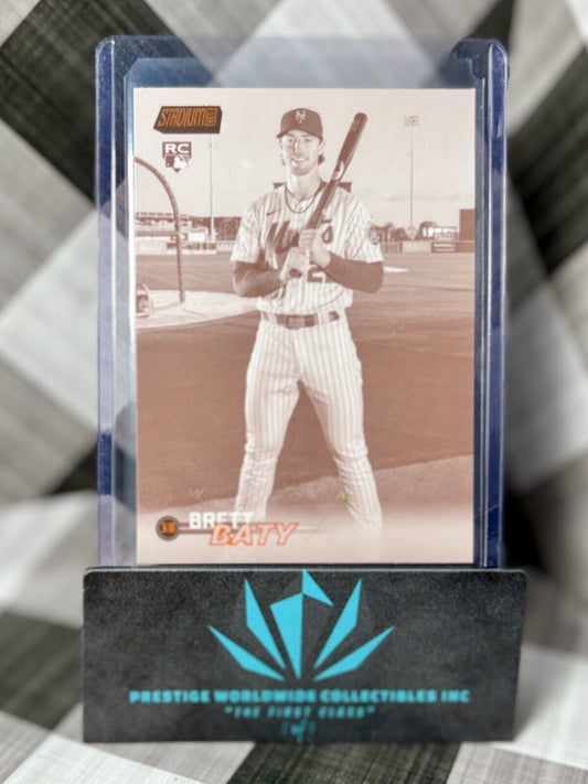 Brett Baty 2023 Topps Stadium Club Sepia Rookie #137 New York Mets RC