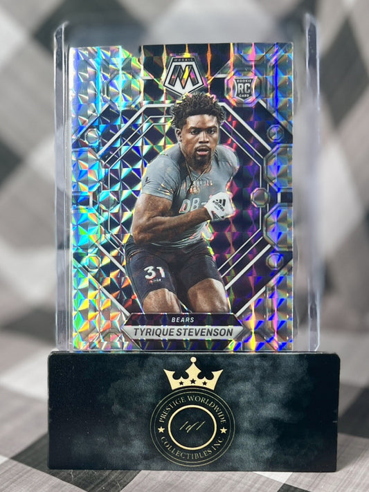 Tyrique Stevenson 2023 Panini Mosaic Silver Mosaic Rookie #373 Chicago Bears RC