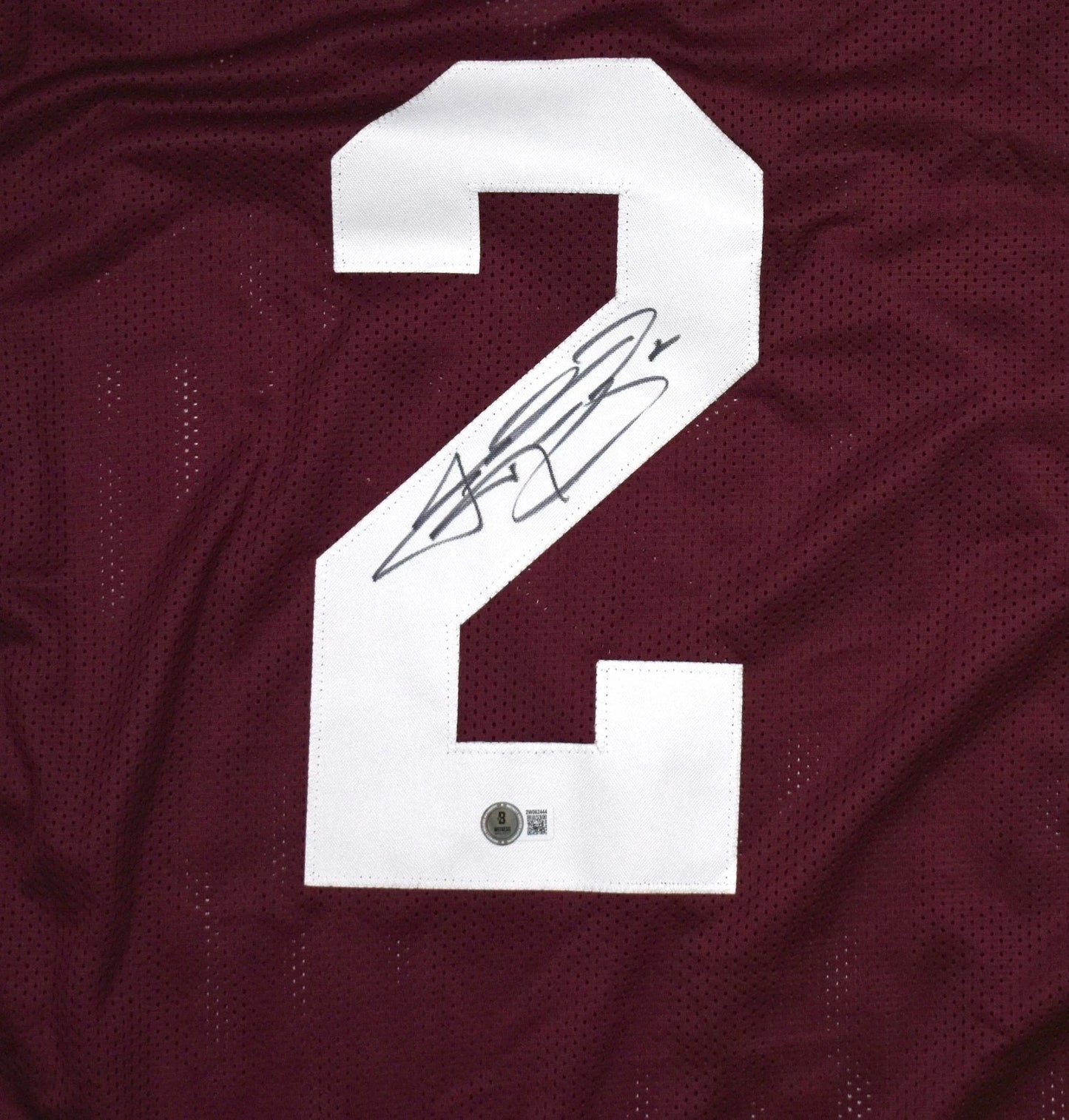 Johnny Manziel Autographed Custom Texas A&M Jersey with Beckett COA