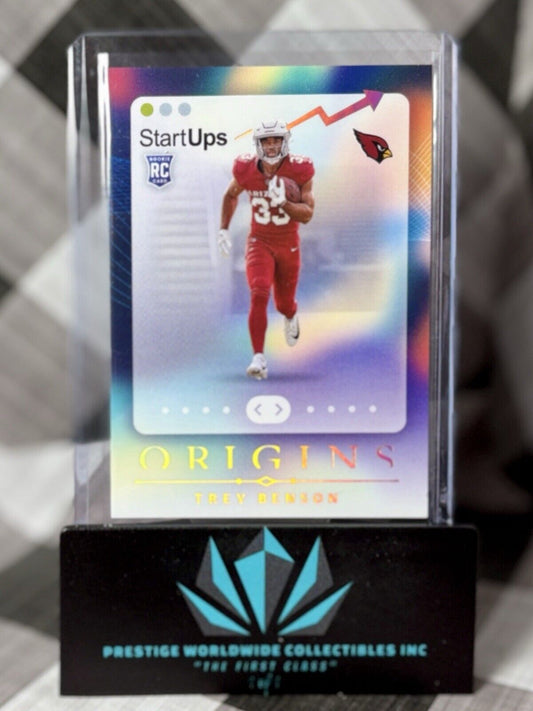 Trey Benson 2024 Panini Origins Startups Rookie #14 Arizona Cardinals RC