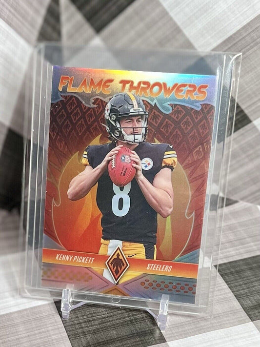 Kenny Pickett 2022 Panini Phoenix Flame Throwers Rookie #FT-27 - Steelers RC