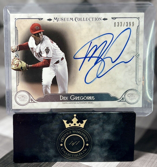 DIDI GREGORIUS 2014 TOPPS MUSEUM COLLECTION AUTO /399 #AA-DG AZ Diamondbacks