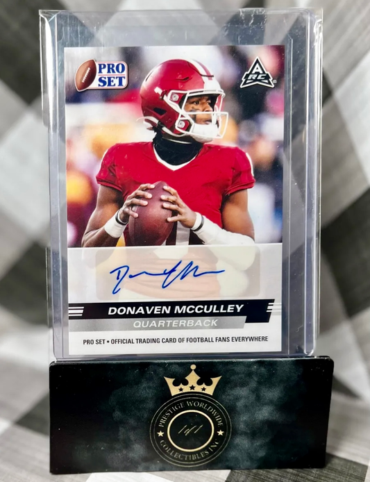 Donaven McCulley 2022 Leaf Pro Set Auto #PSA-DMC Indiana Hoosiers